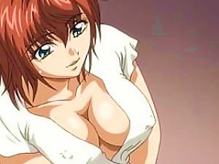 A Seductive Anime Girl With Large Breasts Has Sex On A Sofa